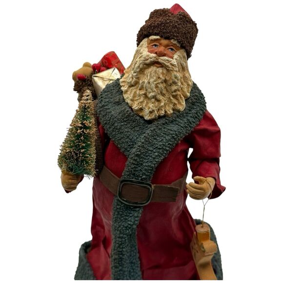 Vtg 1999 Possible Dreams Clothtique Santa 713026 Father Christmas w Box - Picture 11 of 16